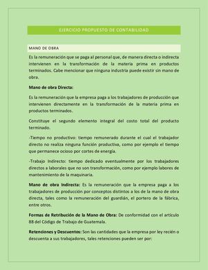 Ejercicio Propuesto De Contabilidad Luisa Rodas