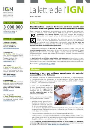 La lettre de l'IGN n°11