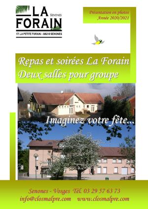 La Forain 2020-21 Ambiances et Salles Calameo