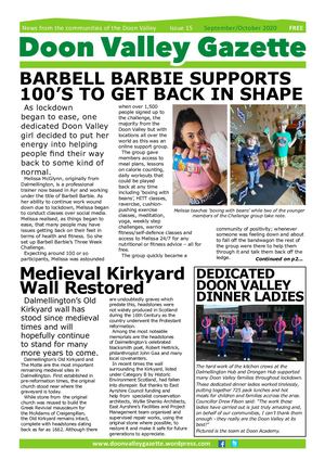 Doon Valley Gazette Issue 15 September October 2020