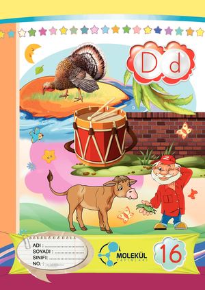 Ses Fasikülleri 16 - D Harfi - Atom Karınca Okuma Yazma Seti
