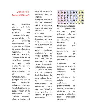 Qué Es Un Material Pétreo
