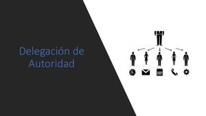 Delegacion De Autoridad