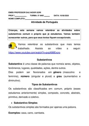 5º Ano Adaptada Milena Bloco 9 Ok
