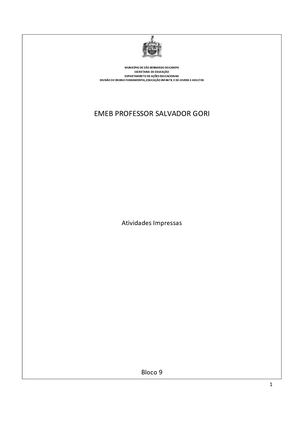 5ºs Anos Bloco 9 Ok