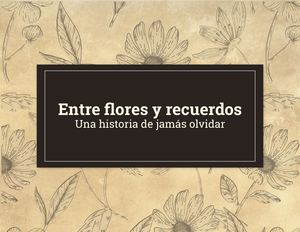 Entre Flores Y Recuerdos (Libro) - Universum Habitado  Santiago Ríoz Valencia