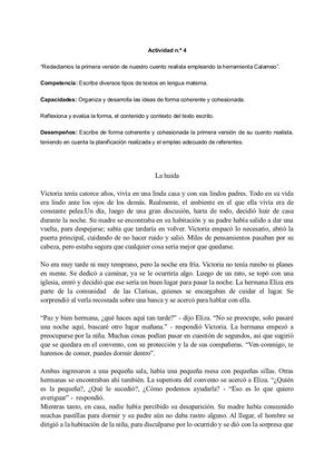 Catalina Choy Yin Cohello Cuento Realista