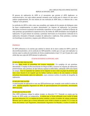 REPLICACION DEL ADN