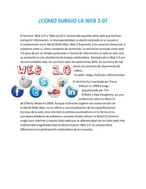 Cómo Surgio La Web 2