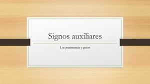 Tarea No 6 Comunicacion Y Lenguaje Signos Auxiliares