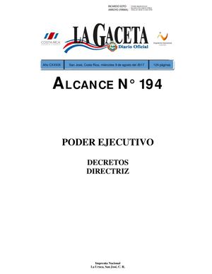 DECRETO EJECUTIVO.