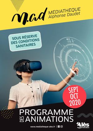 Médiathèque d'Alès - Programme Septembre Octobre 2020