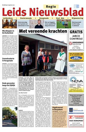 Leids Nieuwsblad Regio 27 08 2020