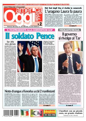 America Oggi 27 Agosto 2020