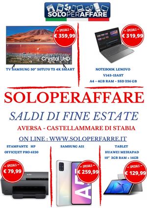 Volantino Soloperaffare Dal 28 Agosto Al 13 Settembre