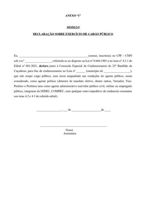 12 - ANEXO I - Declaracao De Nao Ocupacao De Cargo Publico