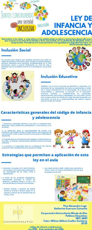 Ley De Infancia Y Adolescencia, Infografía