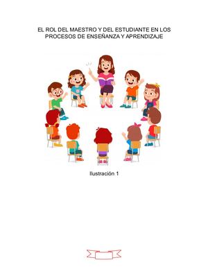 Rol del maestro y del estudiante
