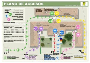 Plano ACCESOS AL CENTRO -Calvete 20-21-