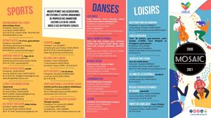 Dépliant Mosaïc 2020-2021