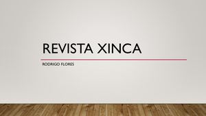 Revista Xinca