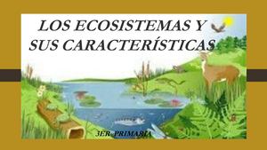 27 De Agosto Los Ecosistemas Y Sus Características