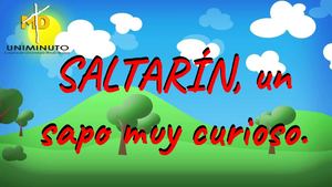 SALTARÍN, un sapo muy curioso