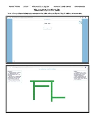Tarea 4 De Lenguaje Tercer Bimestre