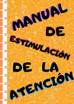 Manual de estimulación de la atención