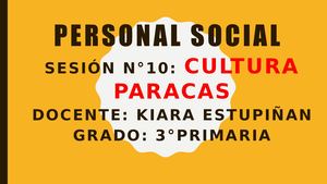 Sesión Cultura Paracas