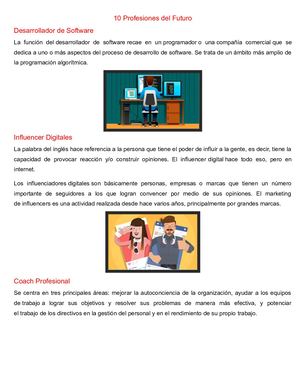 10 Profesiones Del Futuro
