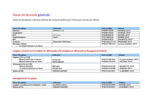 Seconde Générale