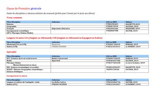 Première Générale