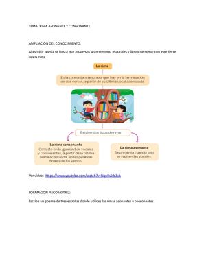 Rima Asonante Y Consonante