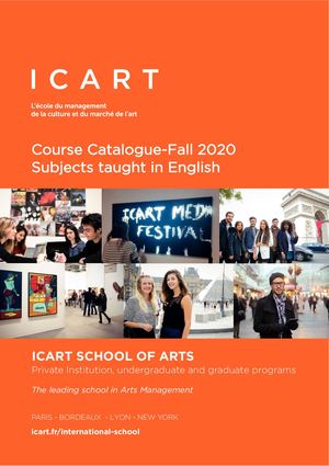 Course Catalogue - Fall