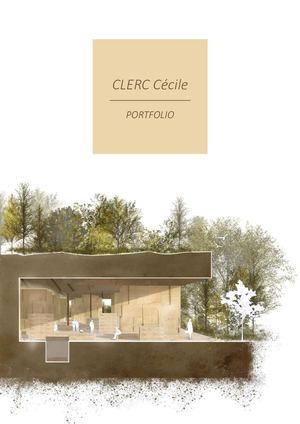 Portfolio Architecture Clerc Cécile