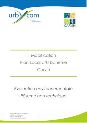 Evaluation Environnementale Résumé Non Technique
