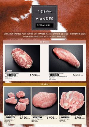 Flyer 100%viandes Reseau Krill Sobraques