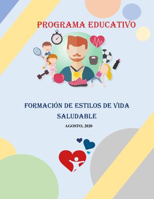Programa Educativo Formacion De Estilos De Vida Saludable