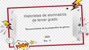 Historieta Perspectiva De Género 3er Grado