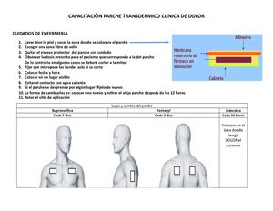 Parche Transdermico Clínica De Dolor