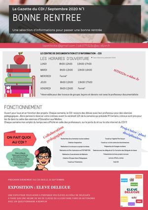 La Gazette du CDI