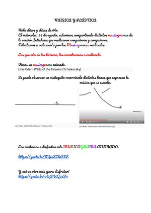 8 Música Y Plastica 6to