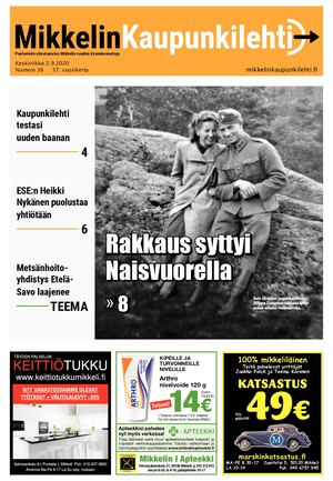 Mikkelin Kaupunkilehti 36/2020