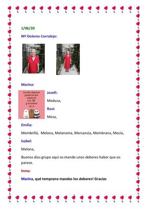 DIARIO DEL CONFINAMIENTO  (2ª Parte)