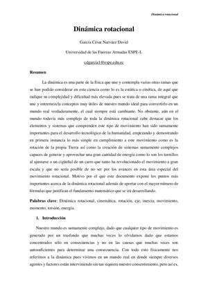 Dinámica rotacional