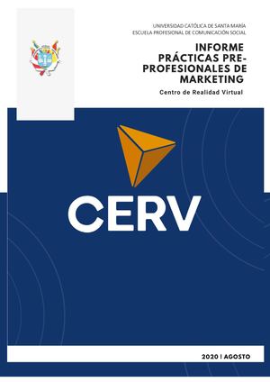 Informe Prácticas Pre-Profesionales Marketing