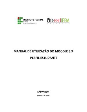 Manual Do Estudante Moodle 3 9