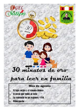 Boletin 30 Minutos De Oro Agosto