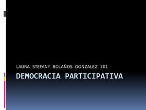 Democracia Participativa